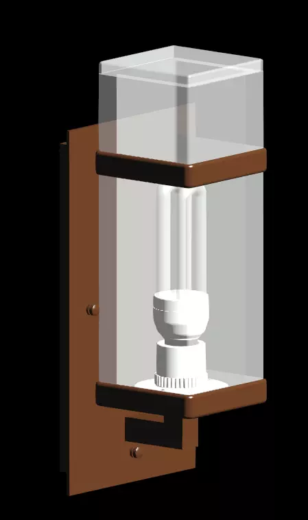 Outdoor wall lights 3D model_0