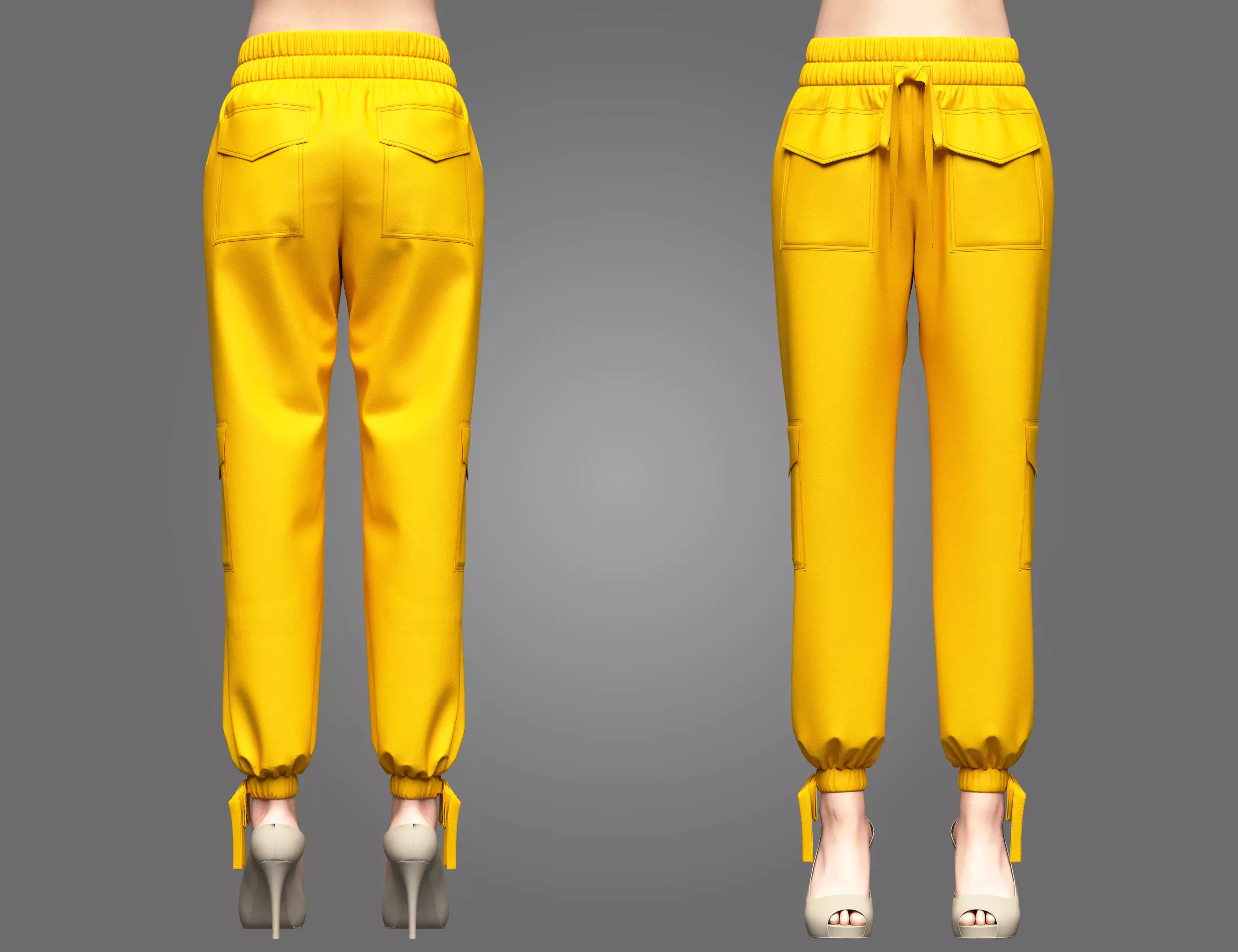 Womens Pant 3D model_0