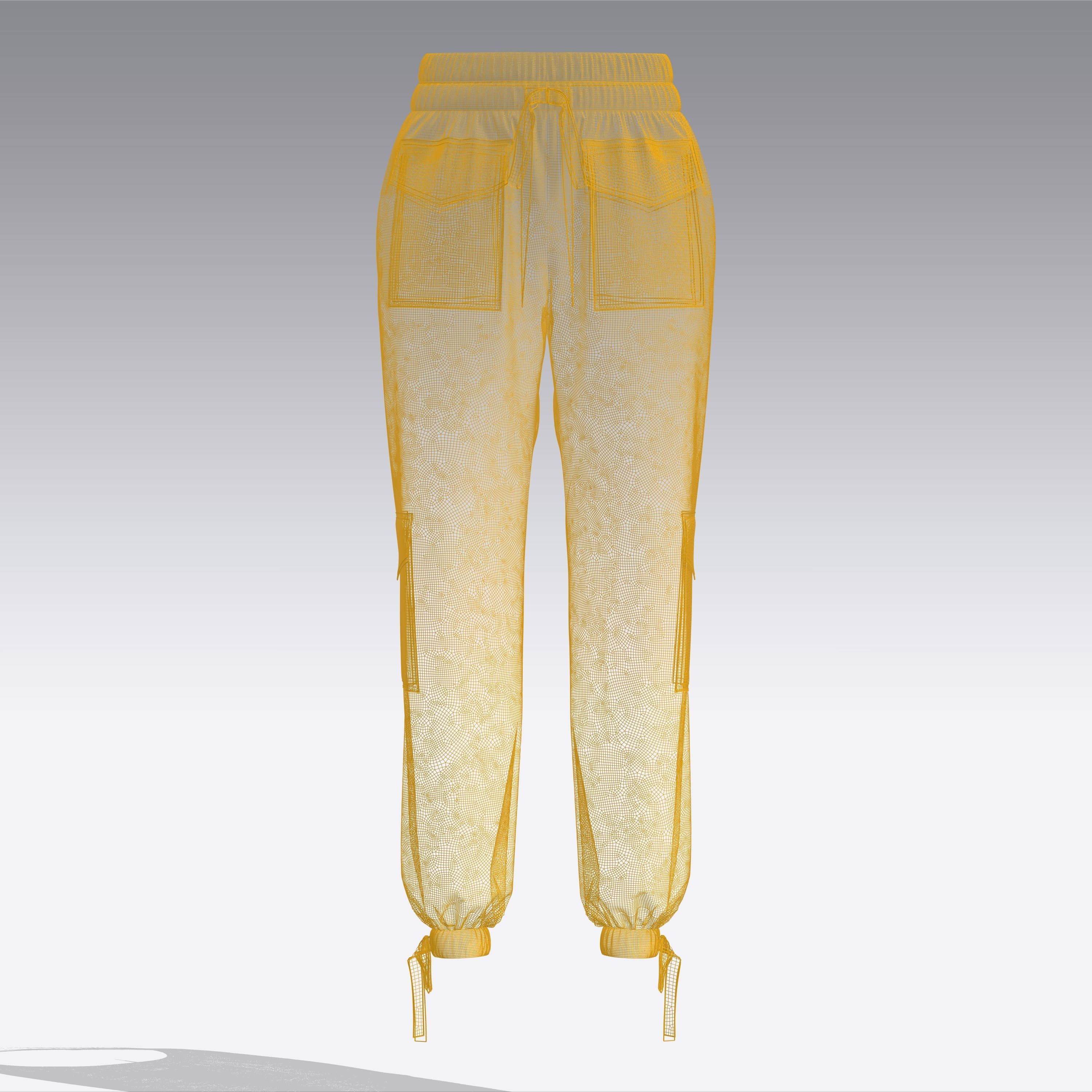 Womens Pant 3D model_3