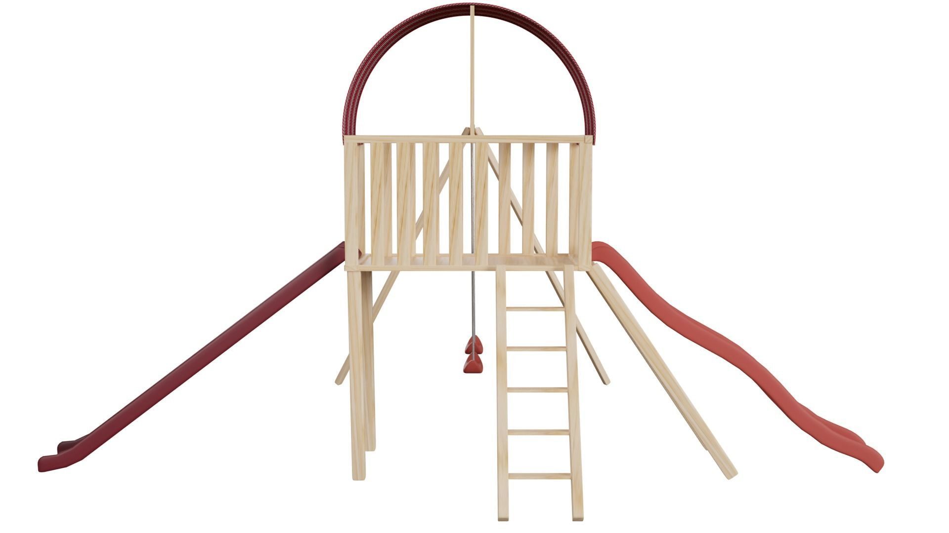 Swing Set 3D model_3