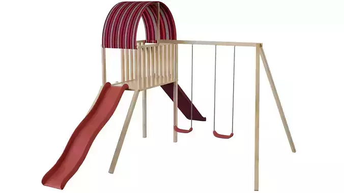 Swing Set 3D model