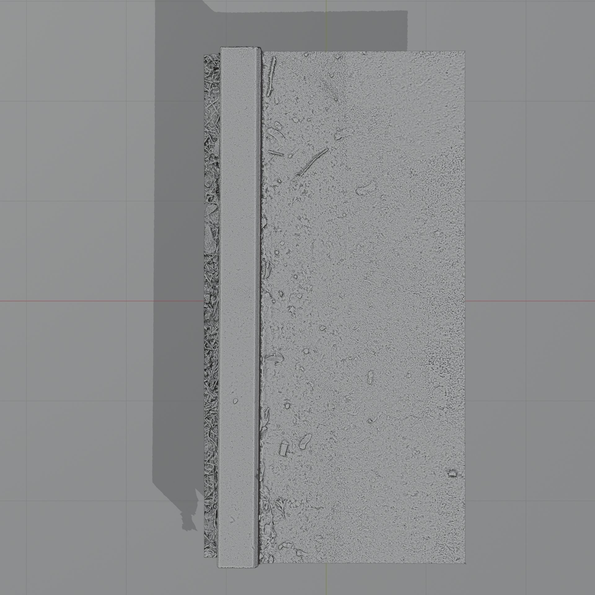 Curb Photoscan 3D model_9