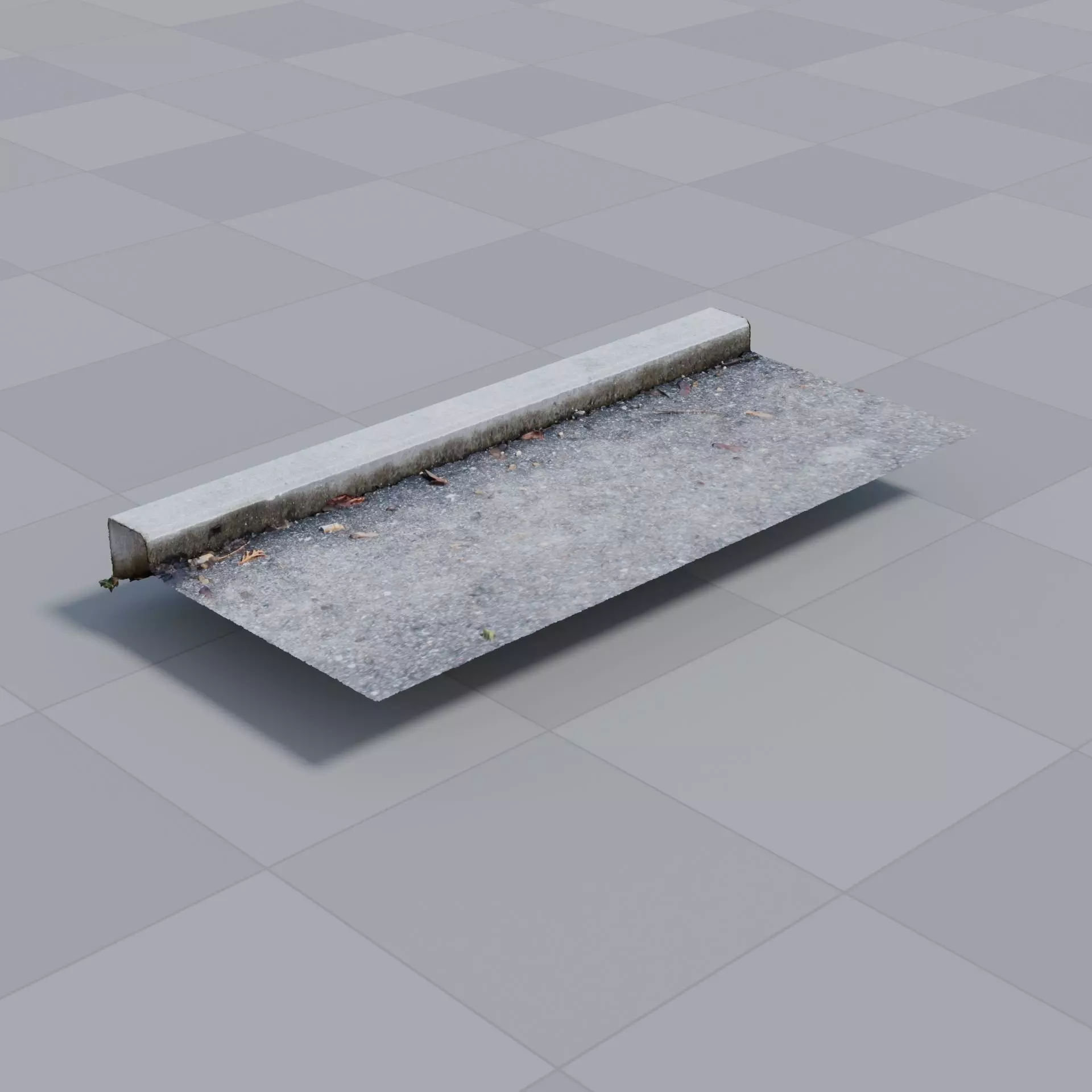 Curb Photoscan 3D model_0