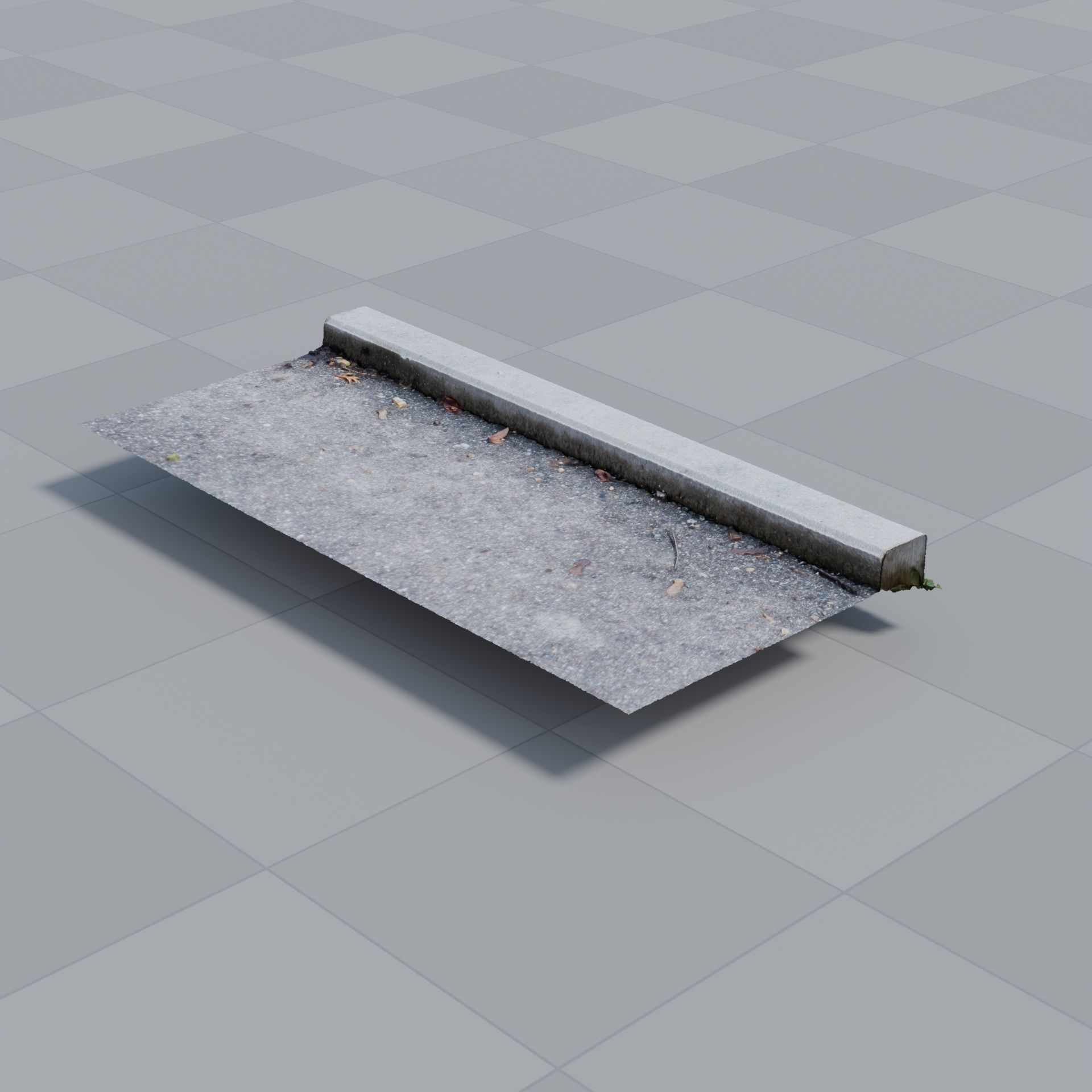 Curb Photoscan 3D model_3