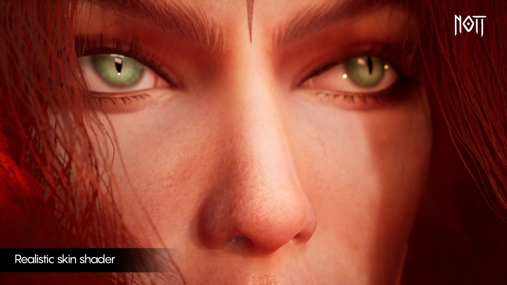 Game Ready 3D Character - NORNA Low-poly 3D model_8