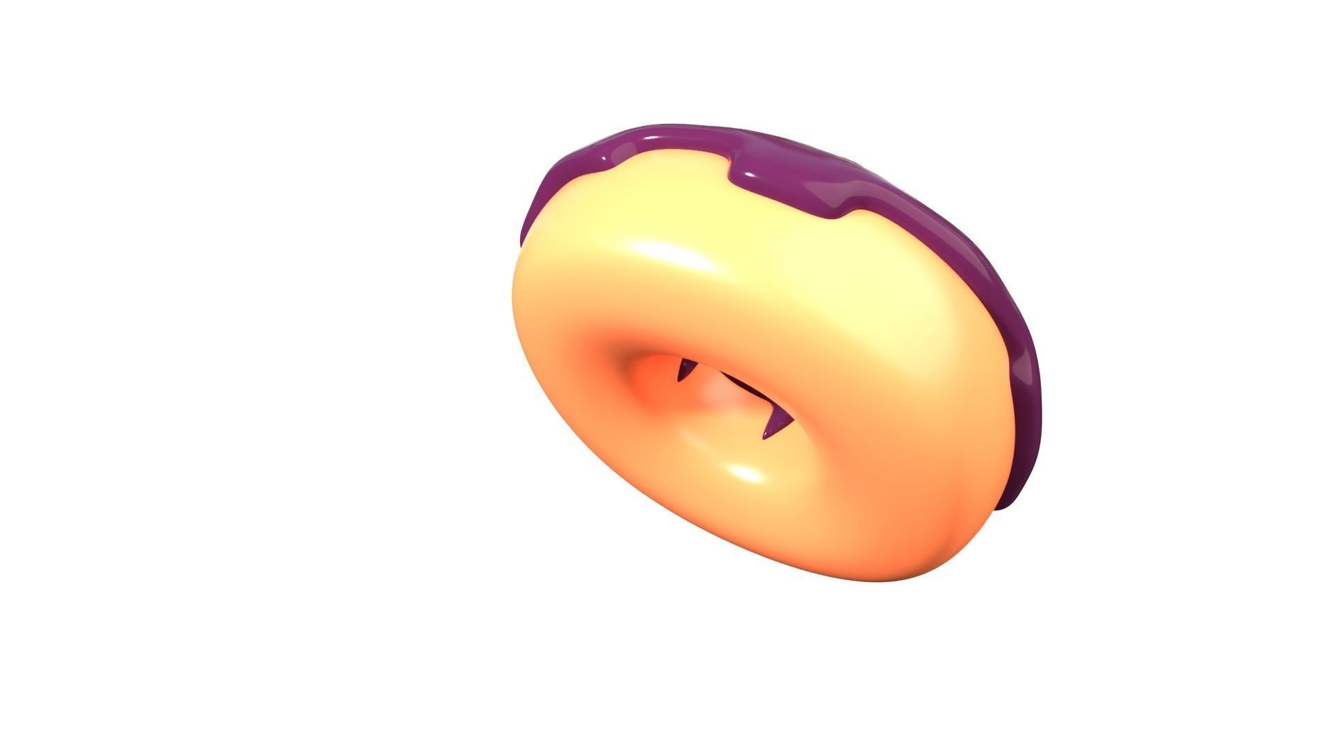 Donut 3D Illustration 3D model_4