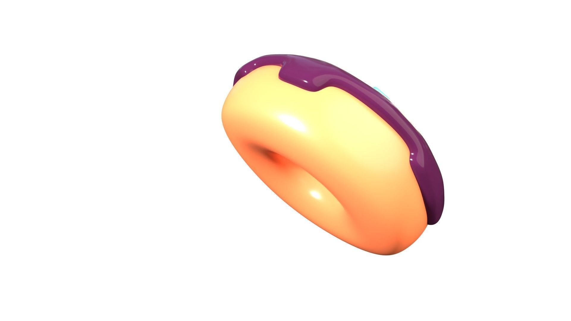 Donut 3D Illustration 3D model_12