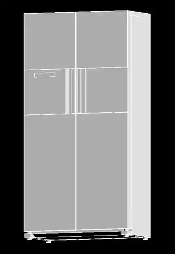 Double-door refrigerator
