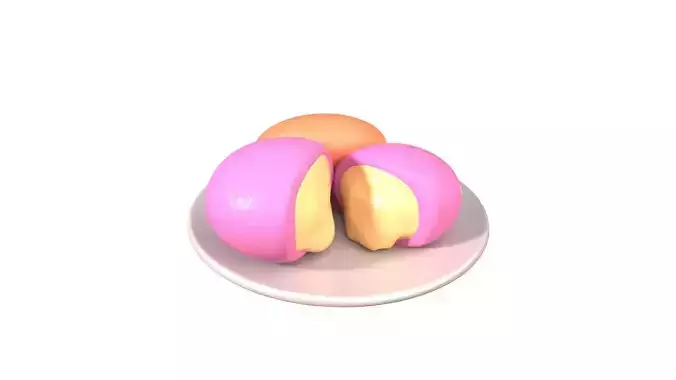 Mochi Ice Cream Illustration