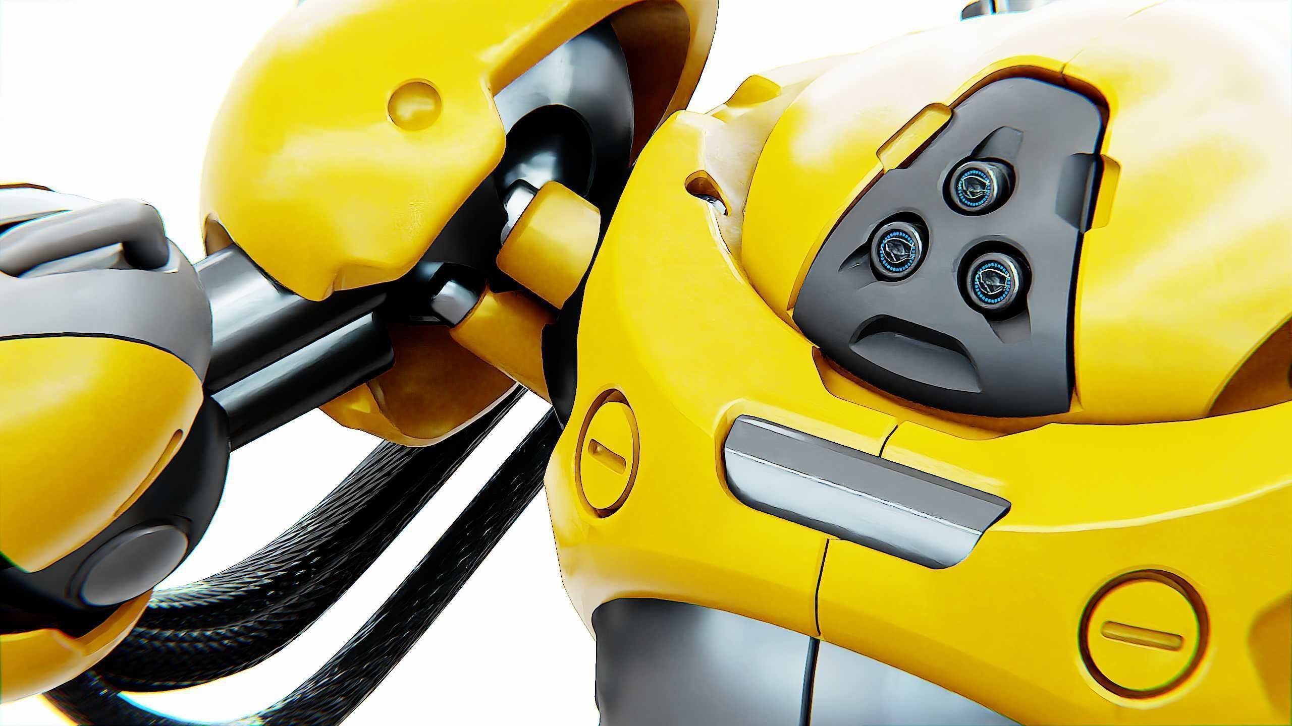 MILITARY BOT SF-600 Rigged for Unreal Engine - Unity - MIXAMO 3D model_24