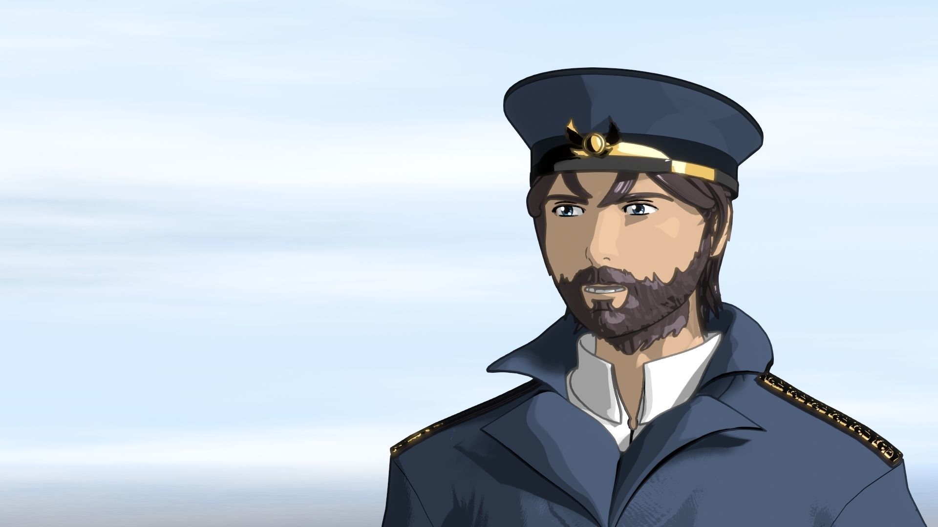 For Anime in Blender - Duel Captain 3D model_9