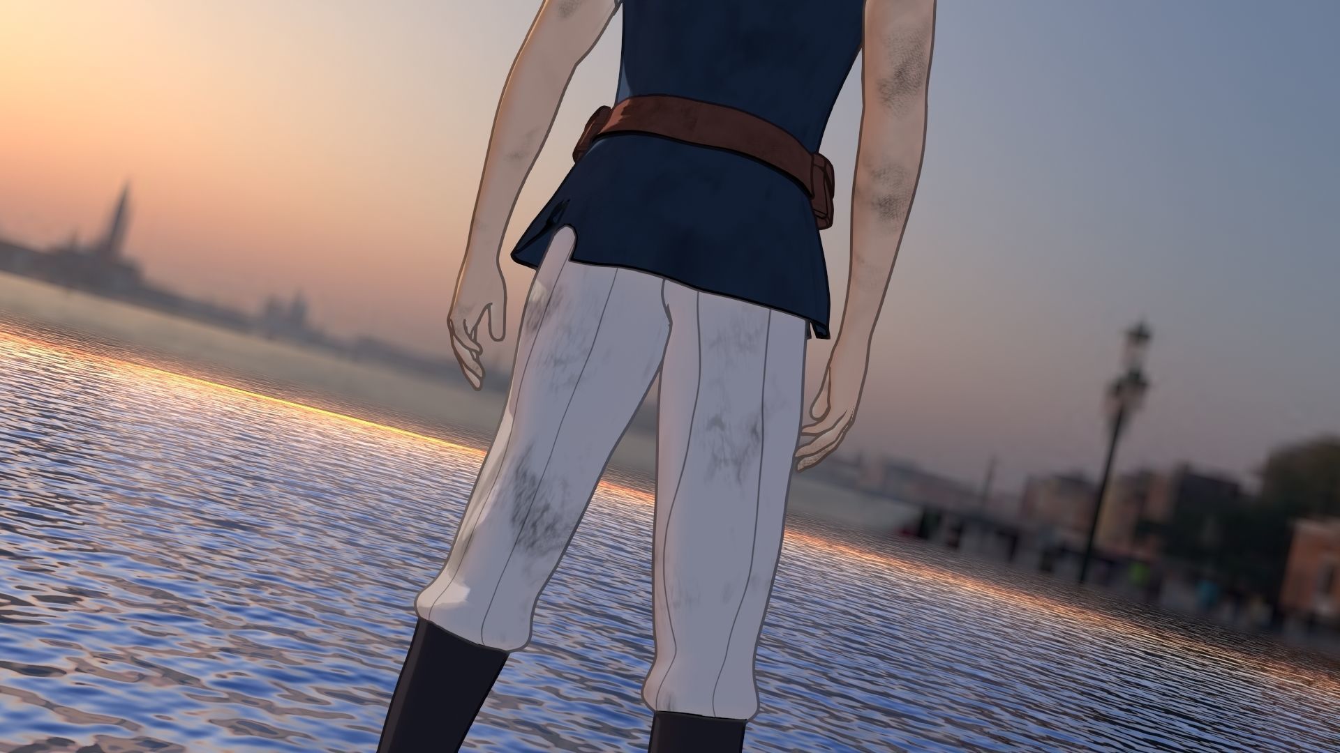 For Anime in Blender - Duel Captain 3D model_13