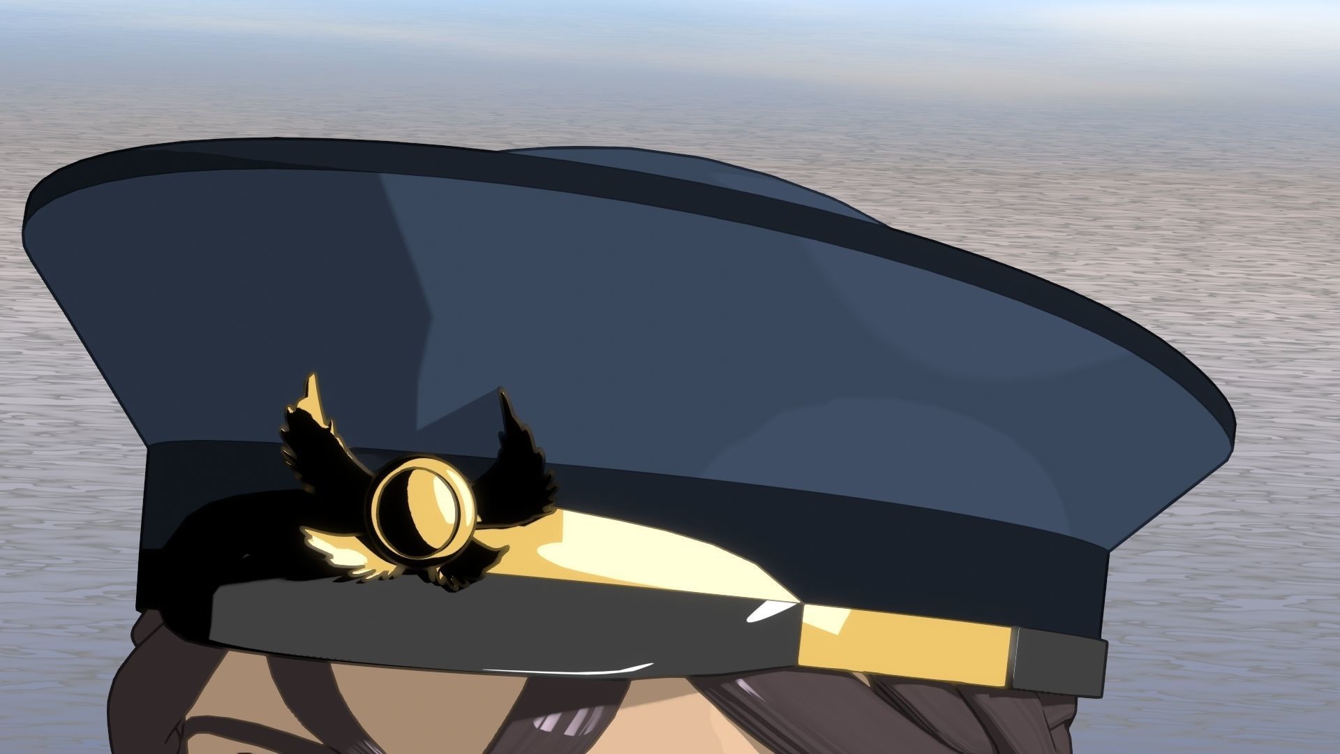 For Anime in Blender - Duel Captain 3D model_7