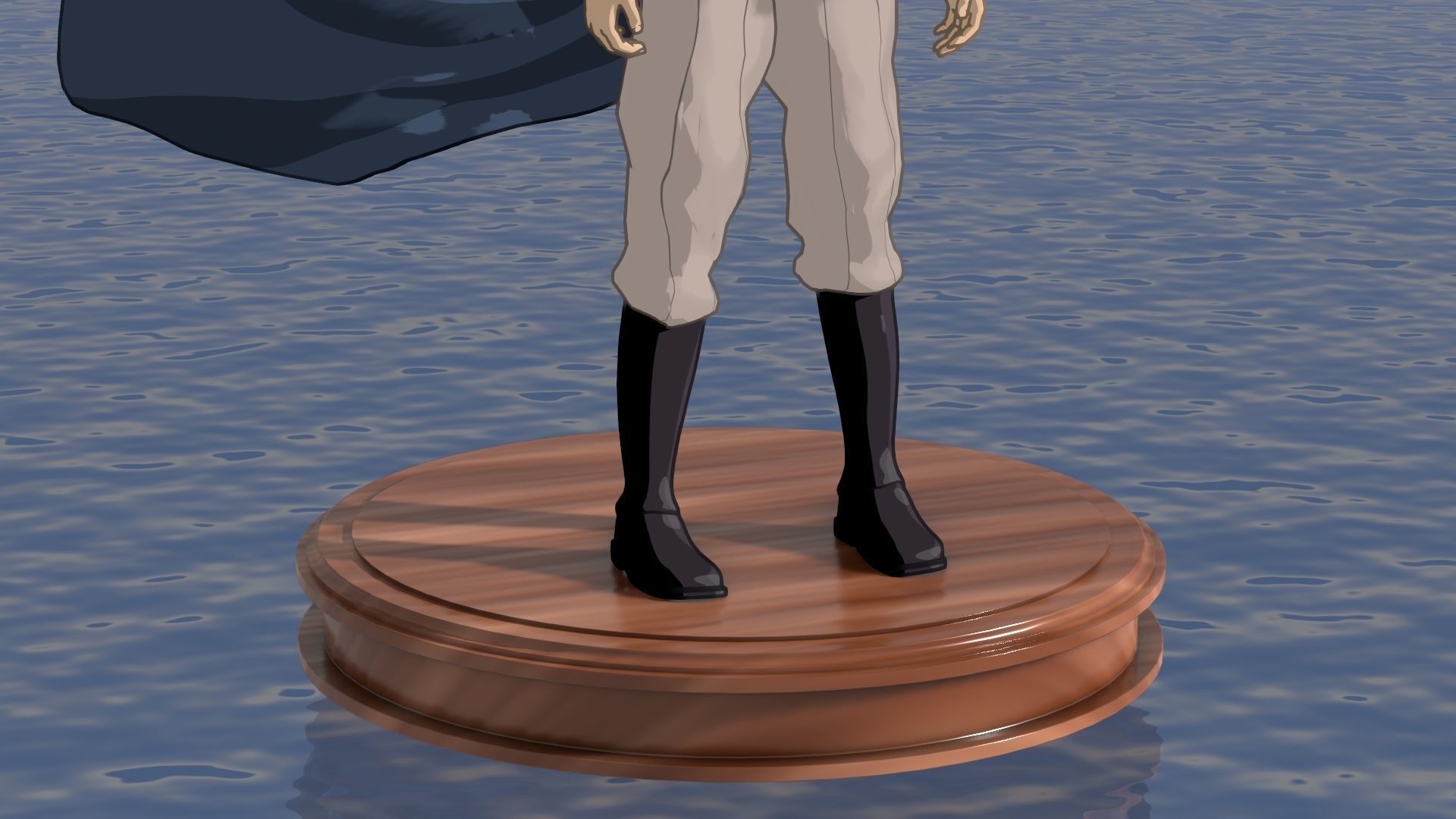 For Anime in Blender - Duel Captain 3D model_5