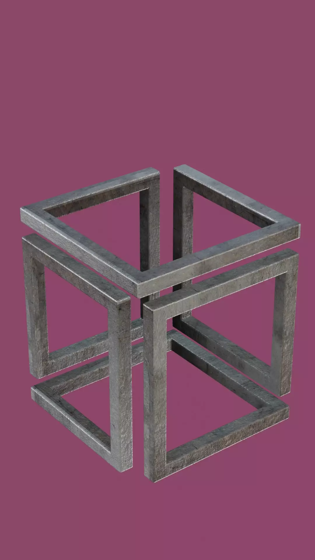 Single Line Infinity Cube 3D print model_0