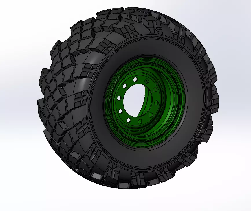 Tire Ural  3D print model_0