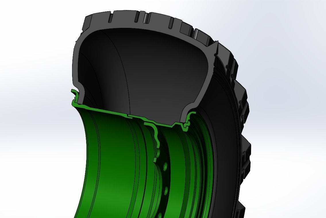 Tire Ural  3D print model_2