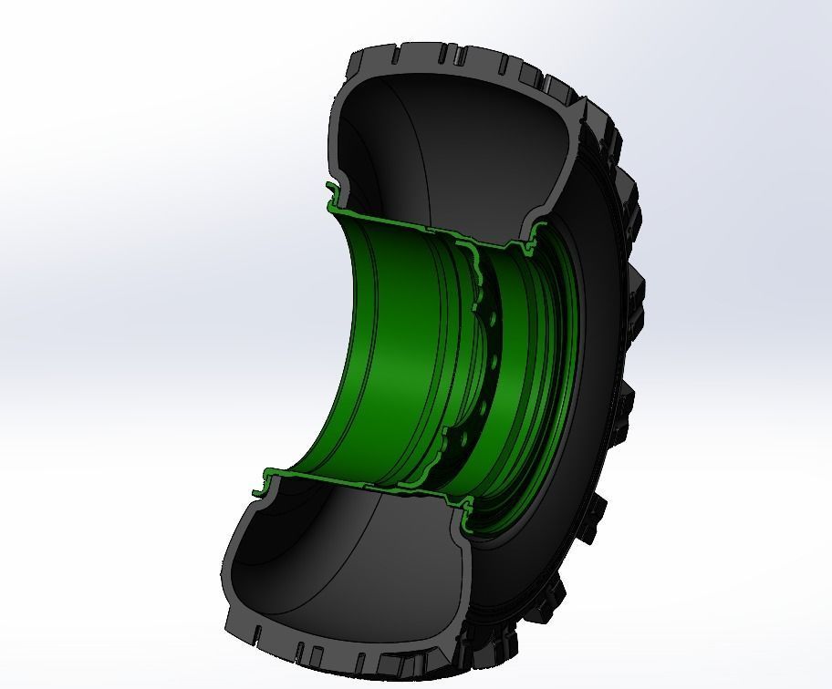 Tire Ural  3D print model_1