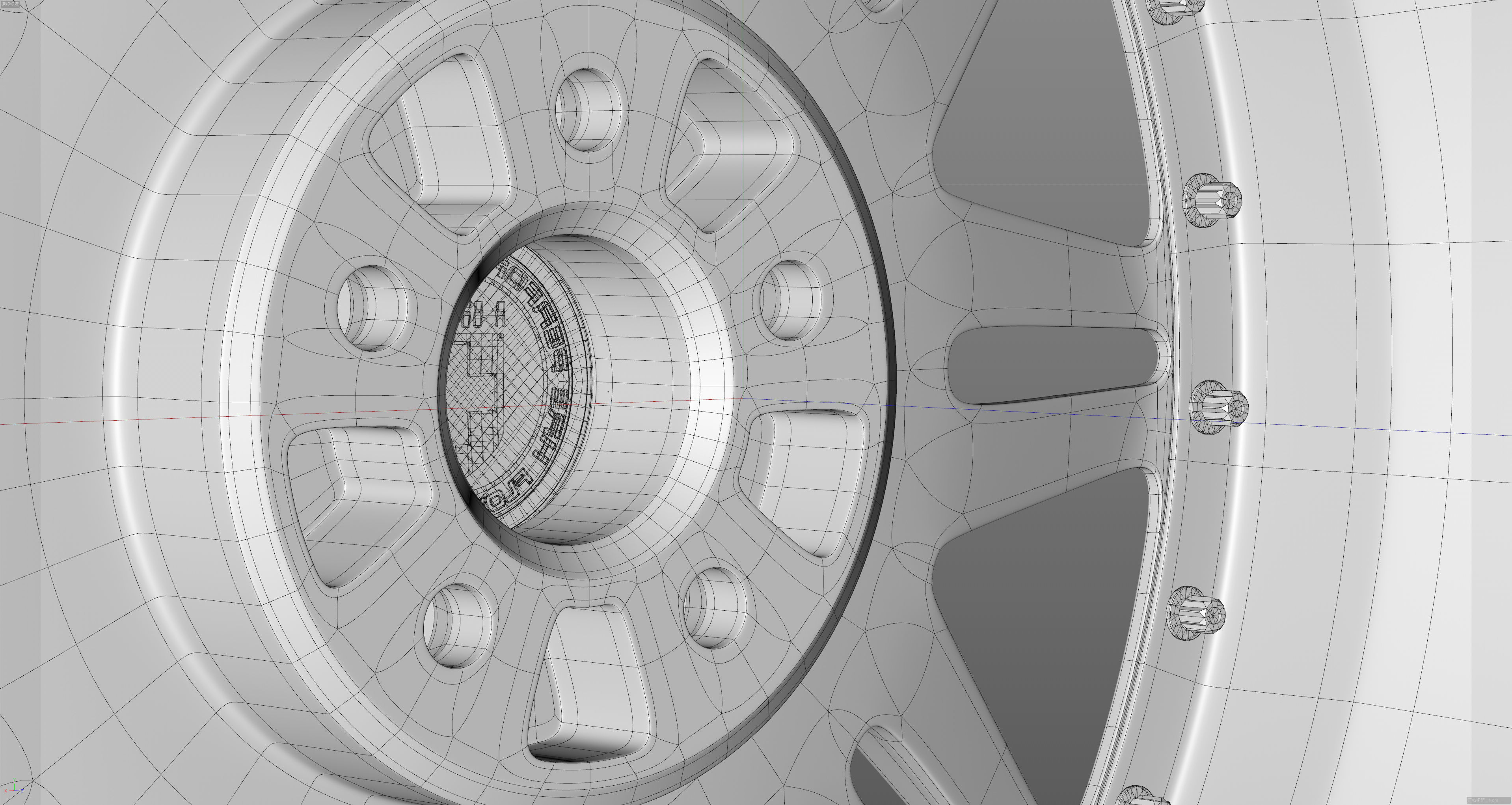 HRE 520Series 528 Low-poly 3D model_32