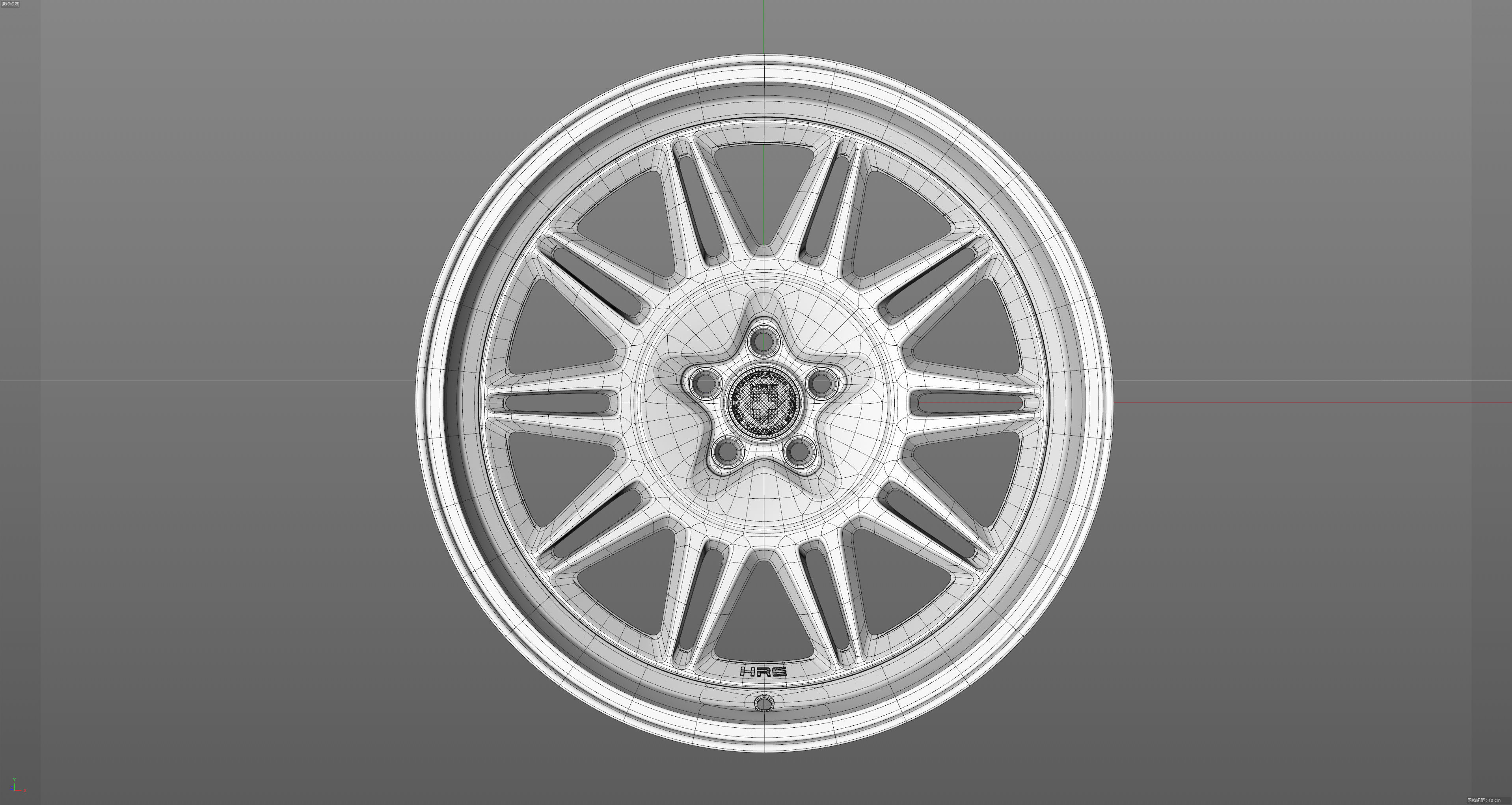 HRE 520Series 528 Low-poly 3D model_23