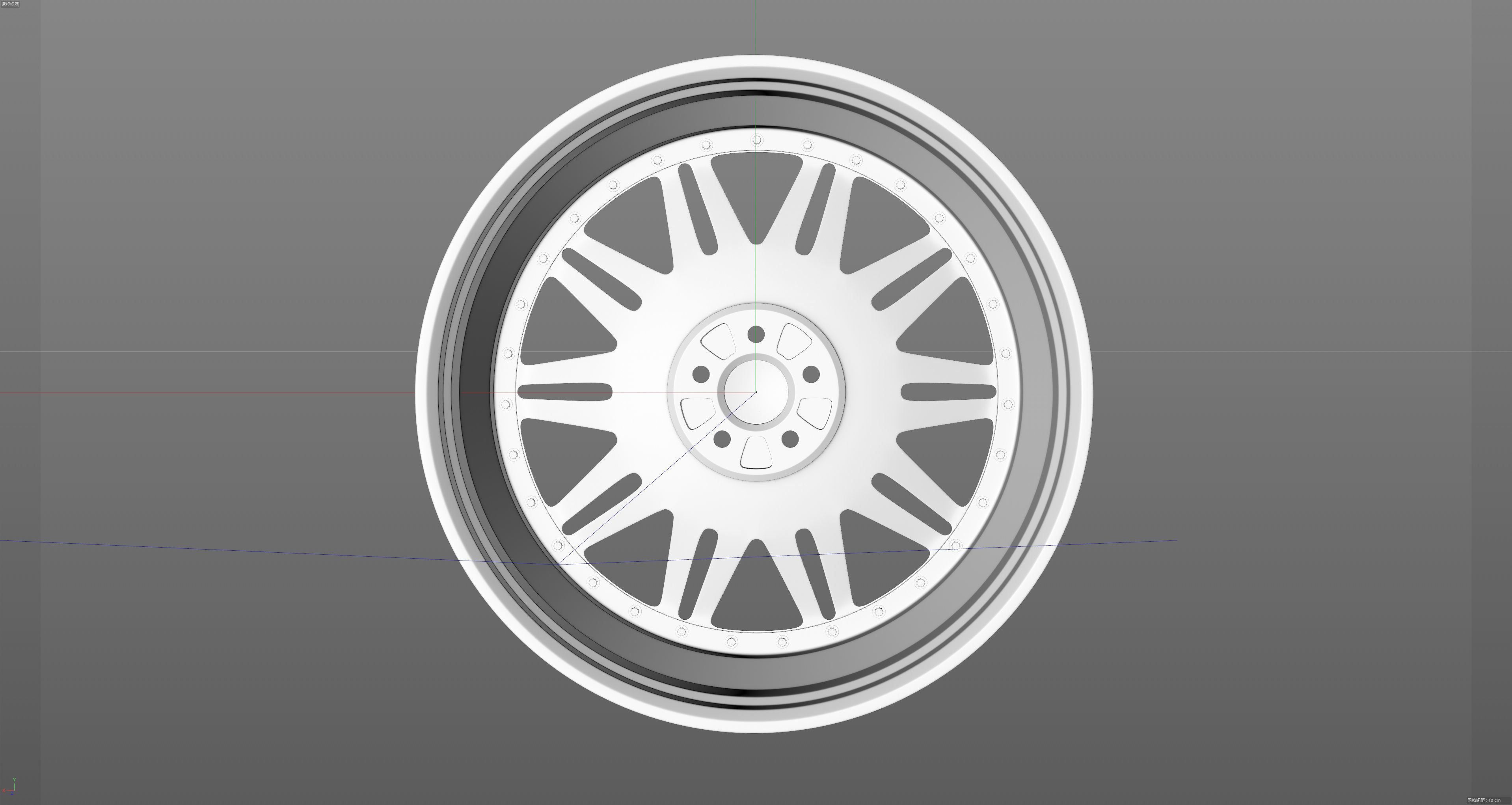 HRE 520Series 528 Low-poly 3D model_15