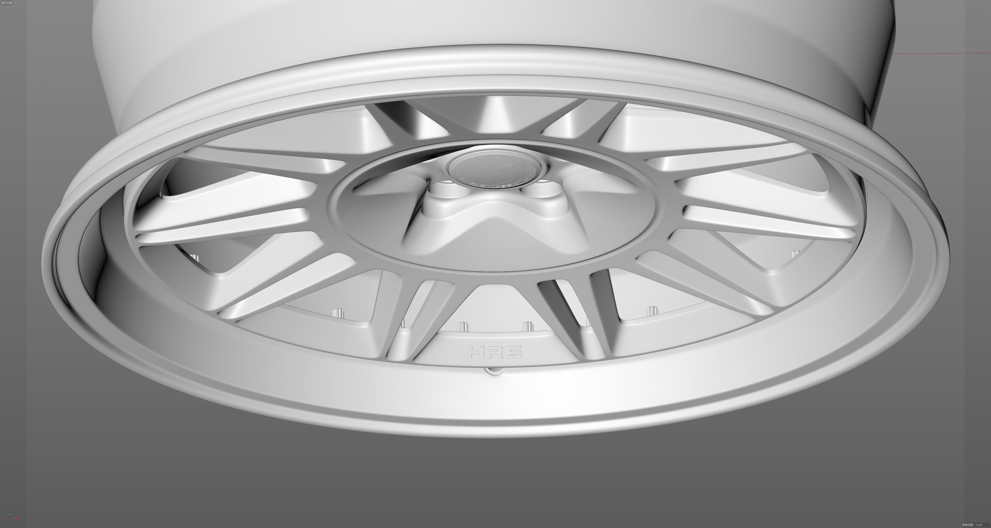 HRE 520Series 528 Low-poly 3D model_20