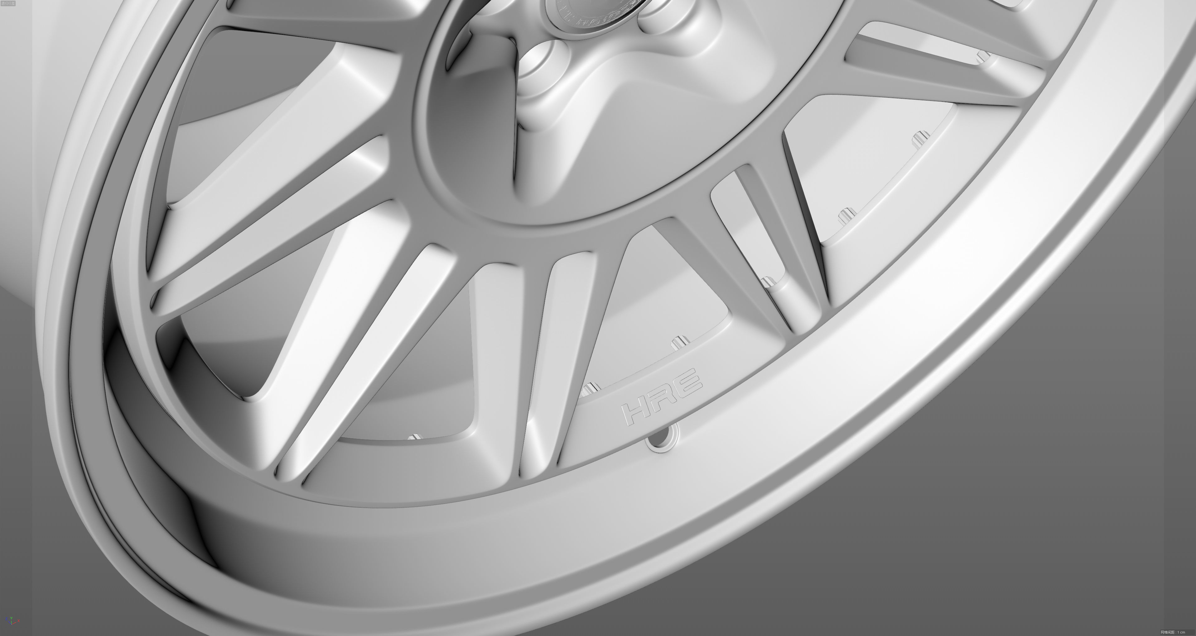 HRE 520Series 528 Low-poly 3D model_17