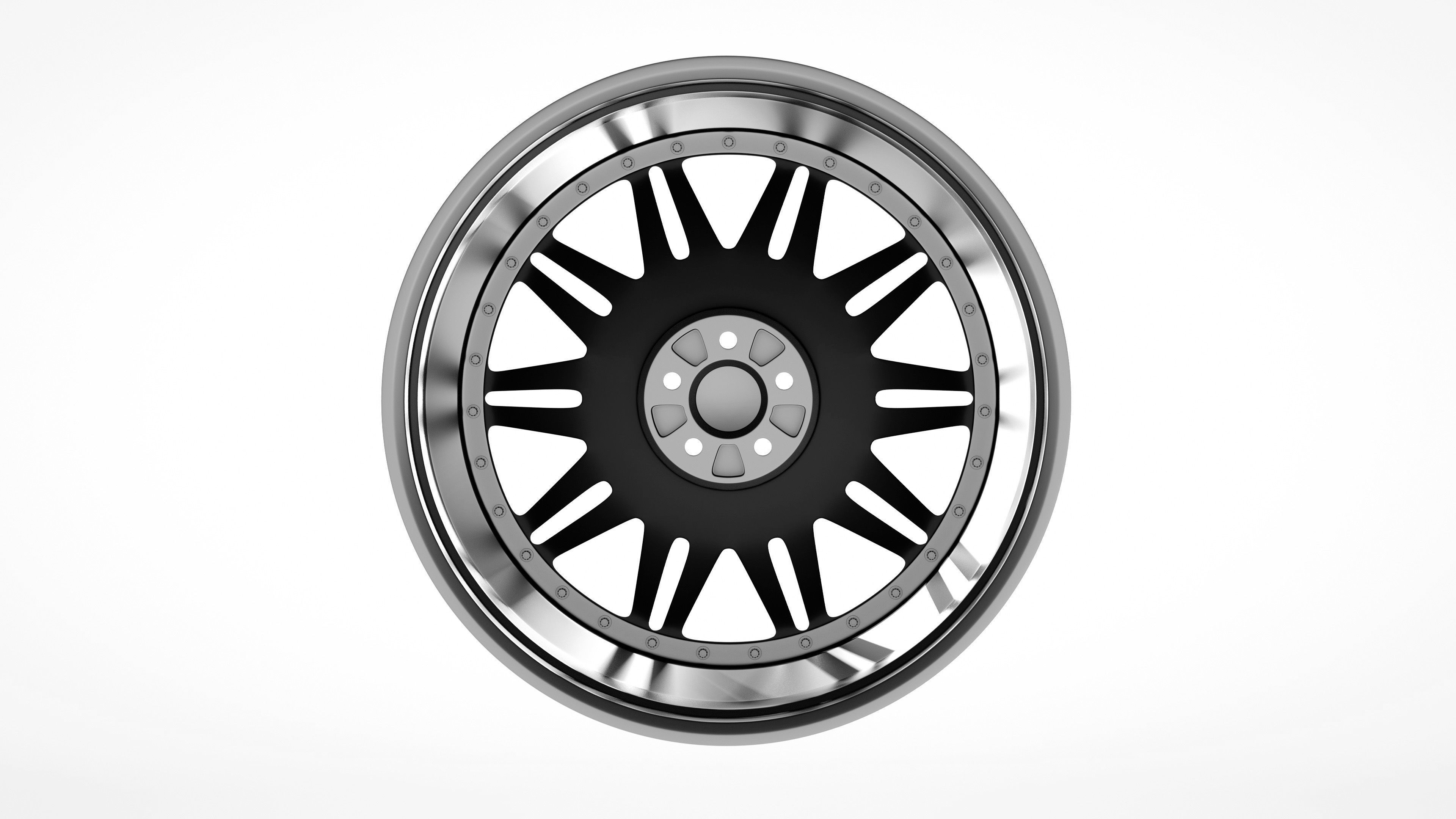 HRE 520Series 528 Low-poly 3D model_5