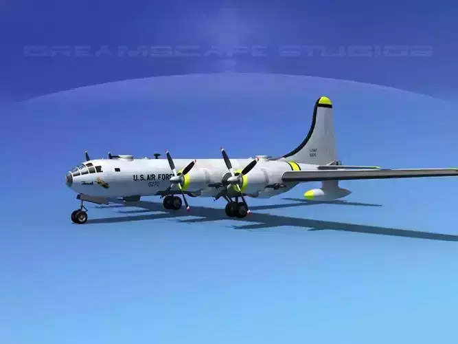 Boeing B-50 Superfortress V06 3D model
