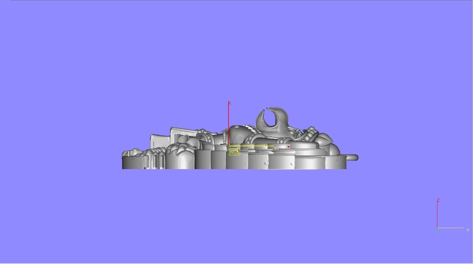 Garuda pendant 3D print model_3