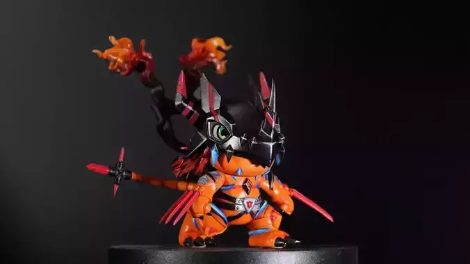 Chibi Bond of Bravery Agumon 3D print model