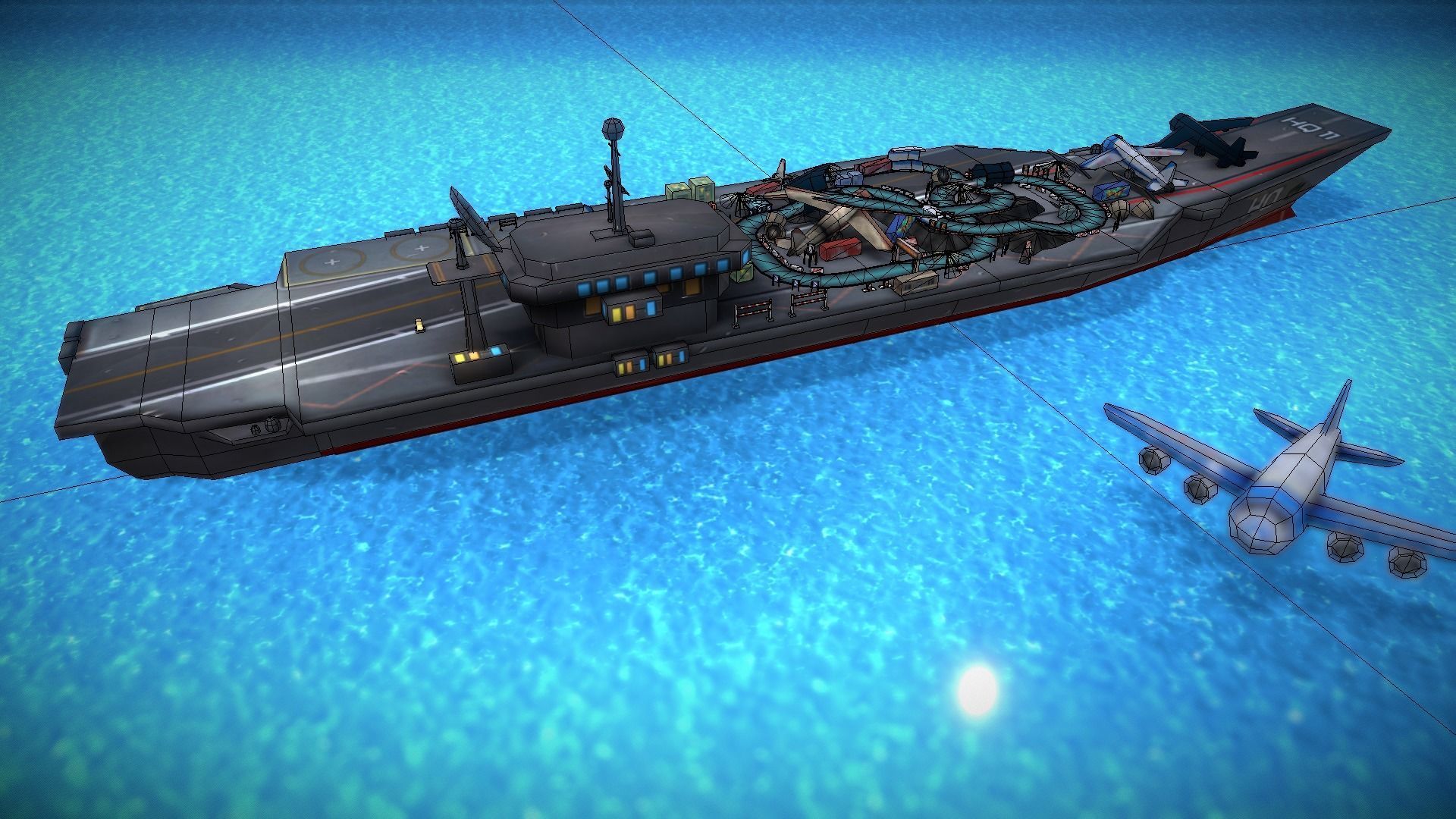 V5 Island USS Low-poly 3D model_4