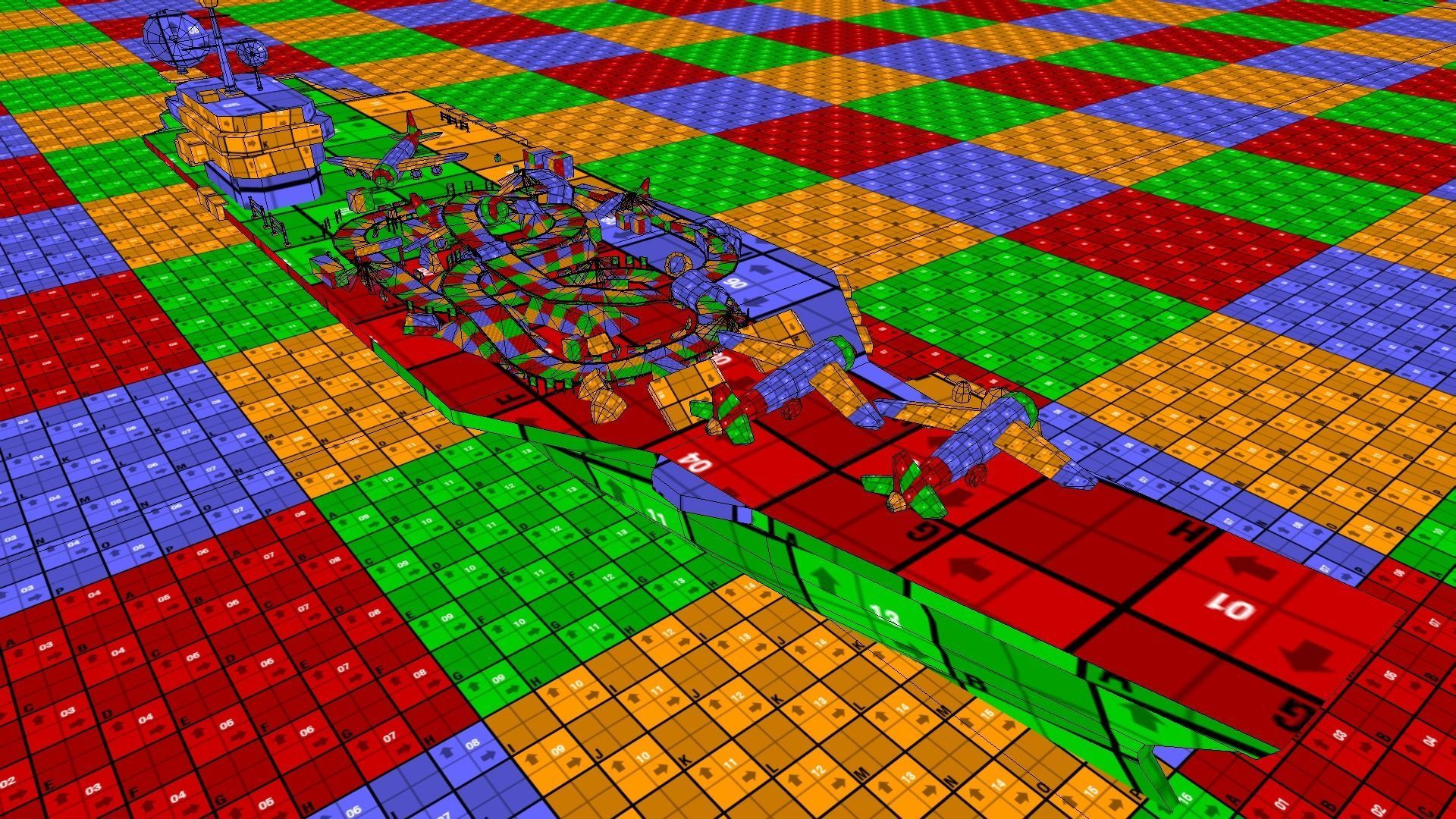 V5 Island USS Low-poly 3D model_13