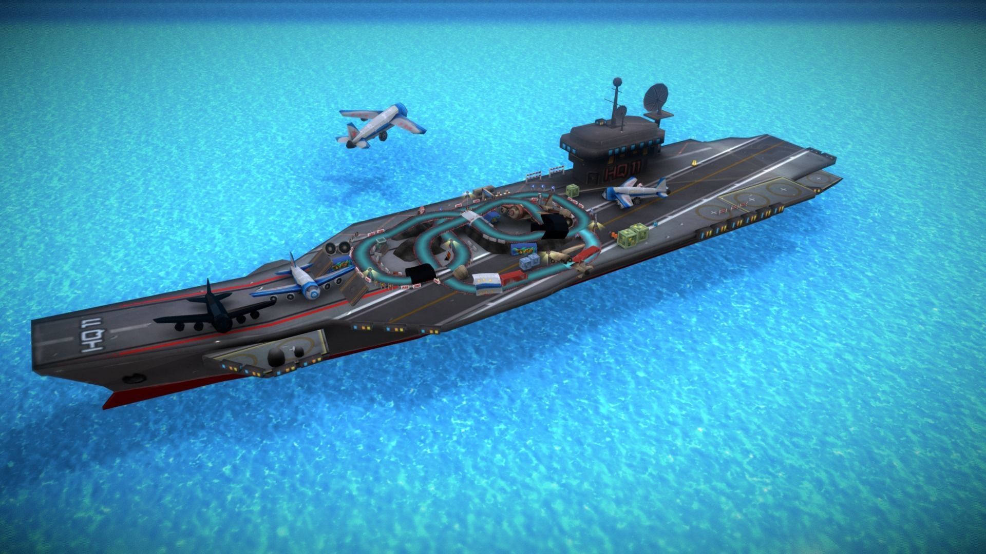 V5 Island USS Low-poly 3D model_8