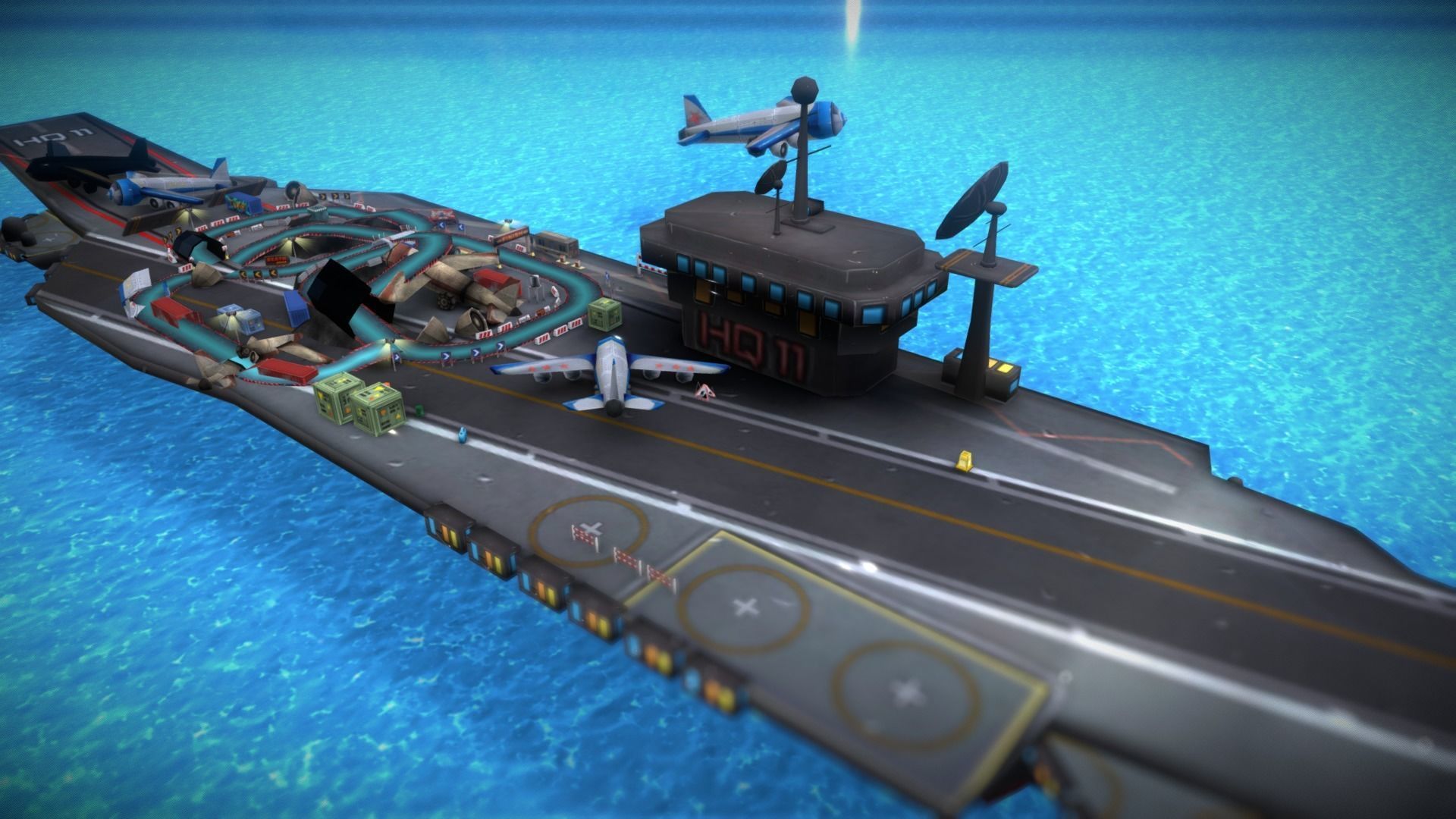 V5 Island USS Low-poly 3D model_6