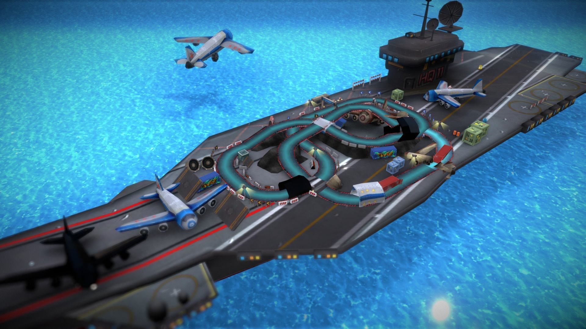 V5 Island USS Low-poly 3D model_7