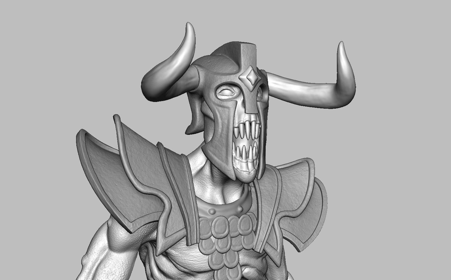 Undying Hero Character of Dota 2 Game Low poly and Highpoly Low-poly 3D model_15