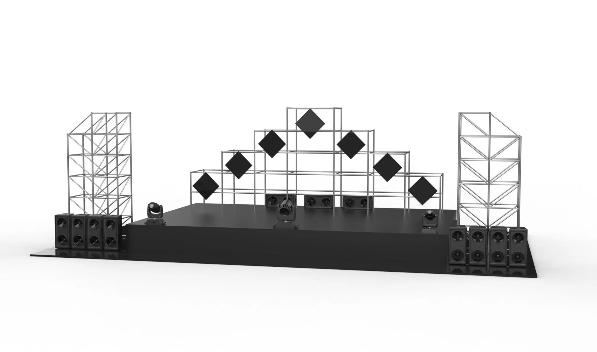 stage 3D model