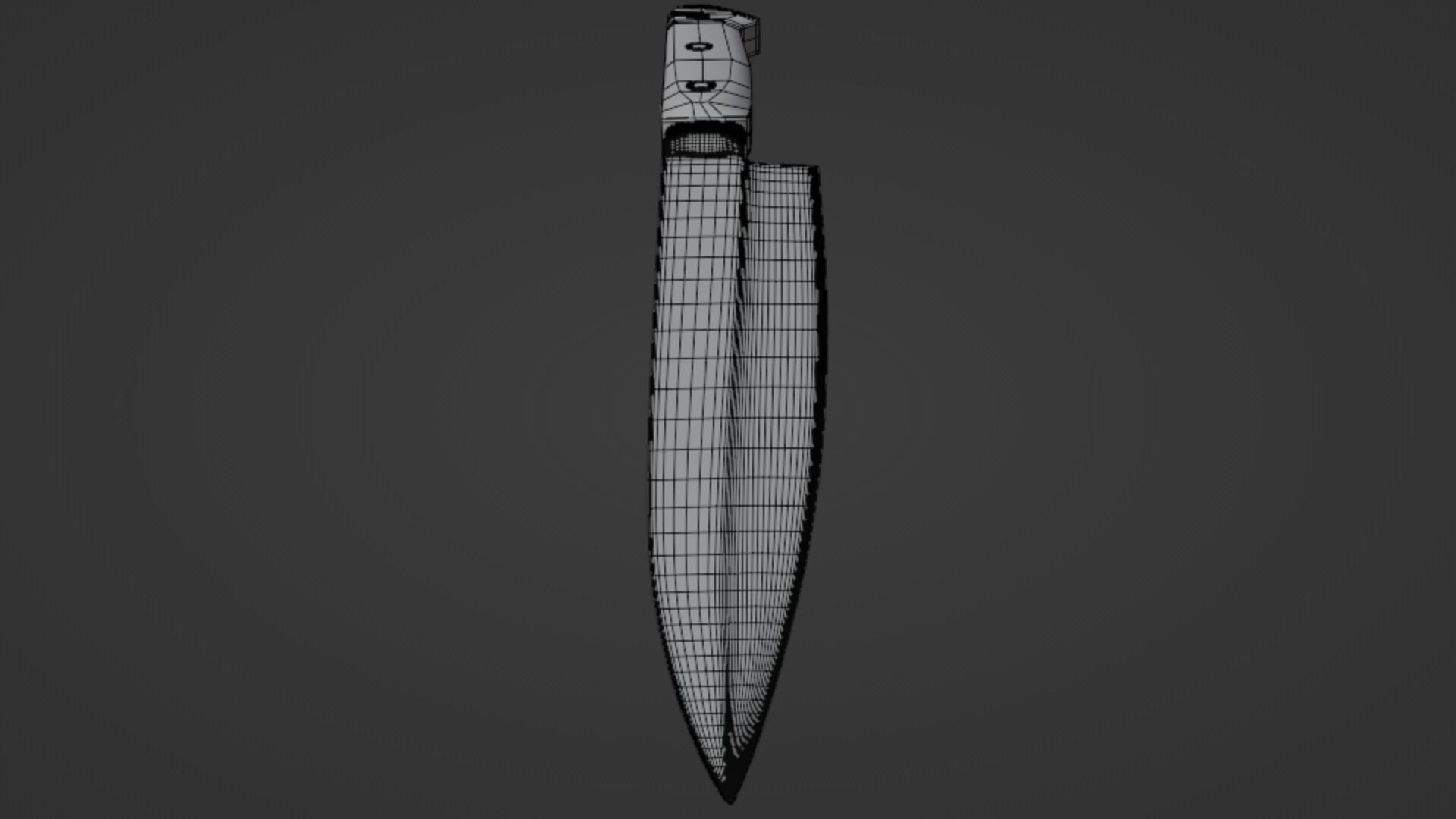 Knife 3D model_11