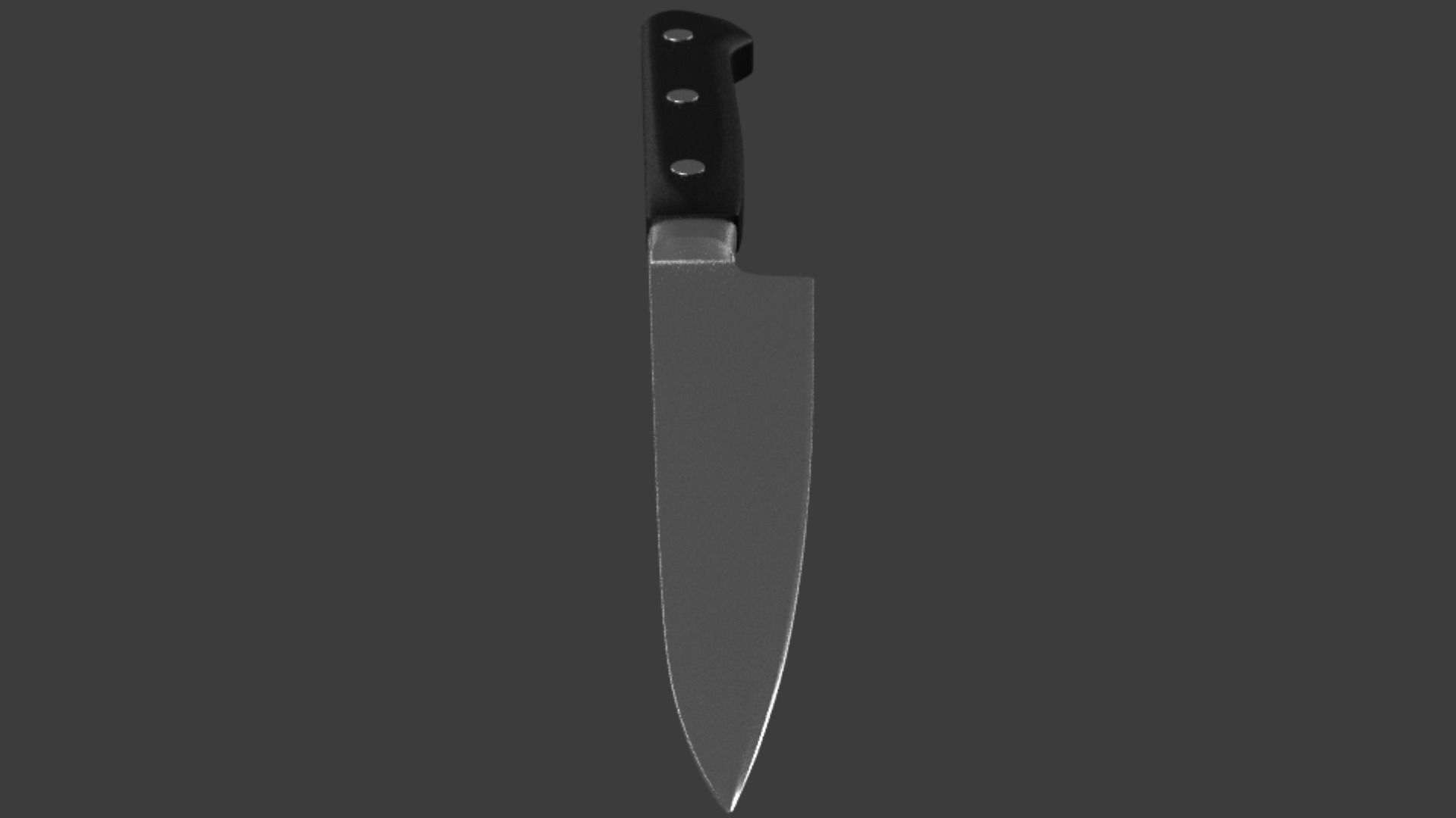Knife 3D model_3