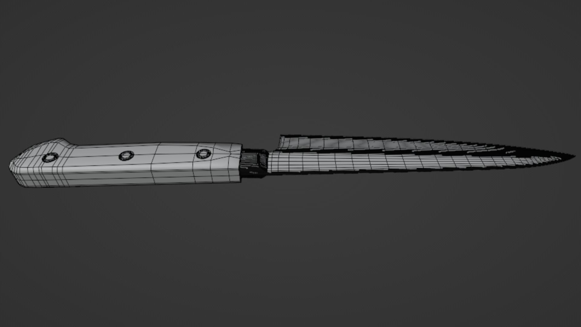 Knife 3D model_9