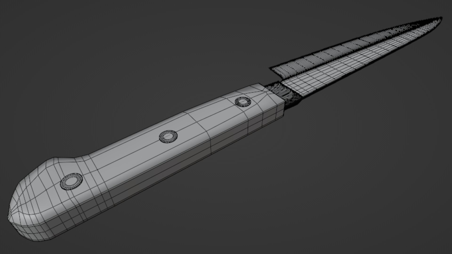 Knife 3D model_8