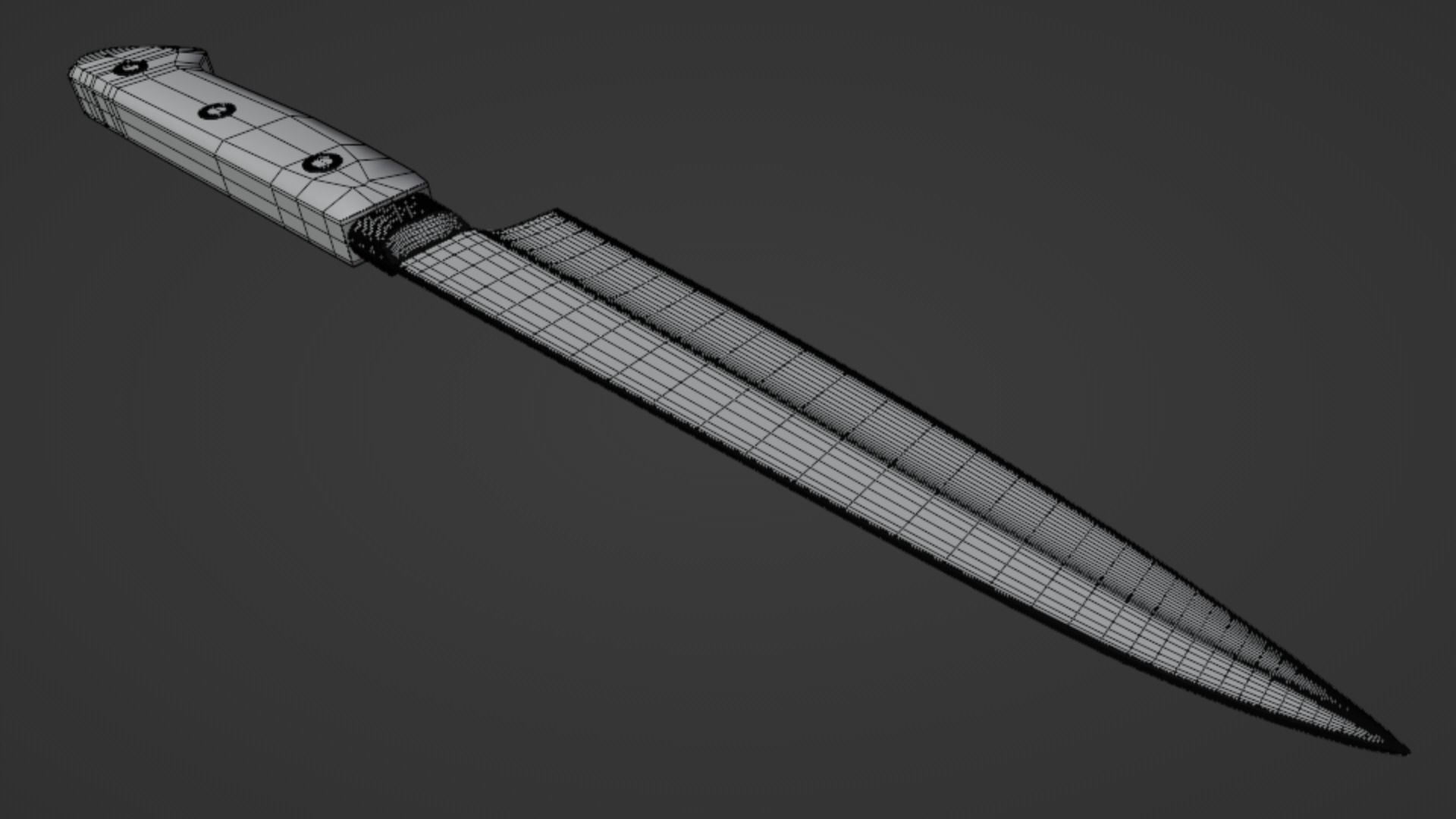 Knife 3D model_10