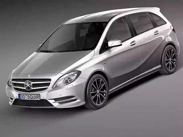 Mercedes Benz B Class 2012 3D Model