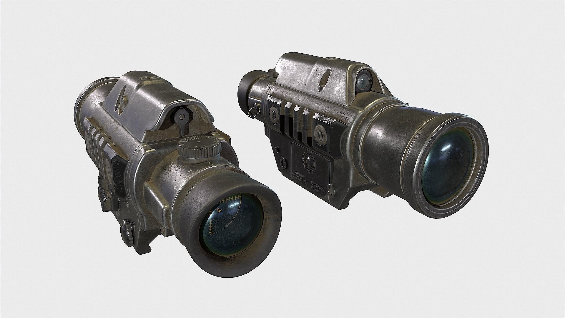 Optical Scope 8  Low-poly 3D model_5
