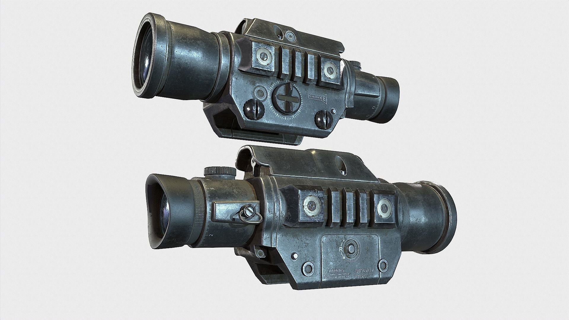 Optical Scope 8  Low-poly 3D model_4