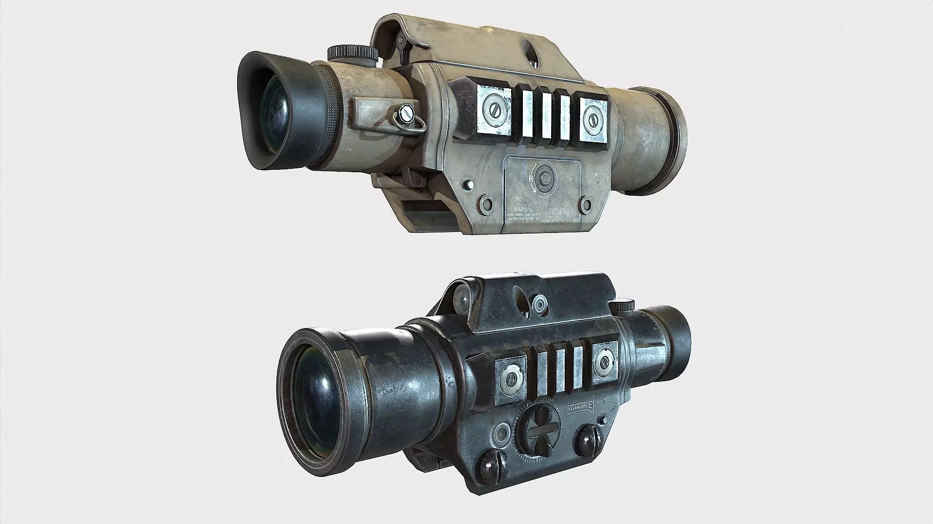 Optical Scope 8  Low-poly 3D model_0