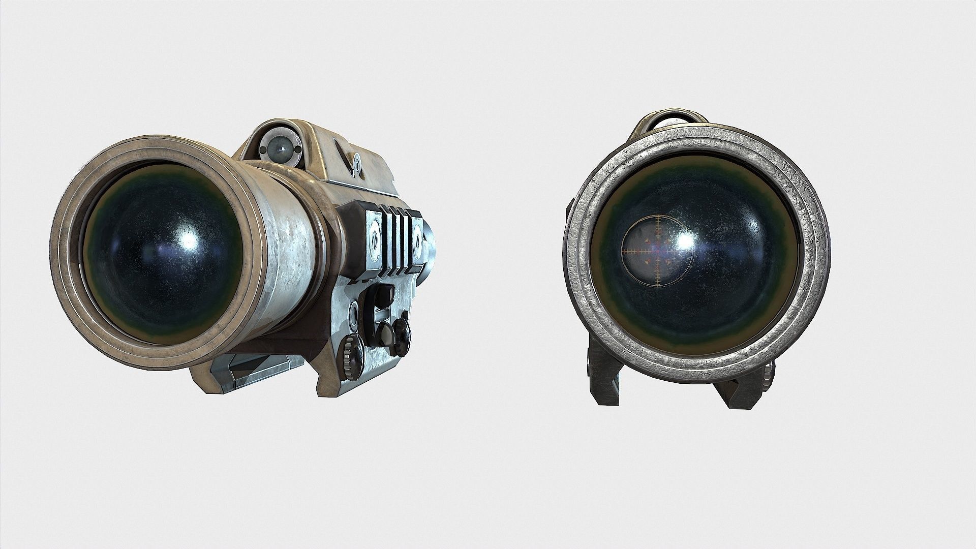 Optical Scope 8  Low-poly 3D model_9
