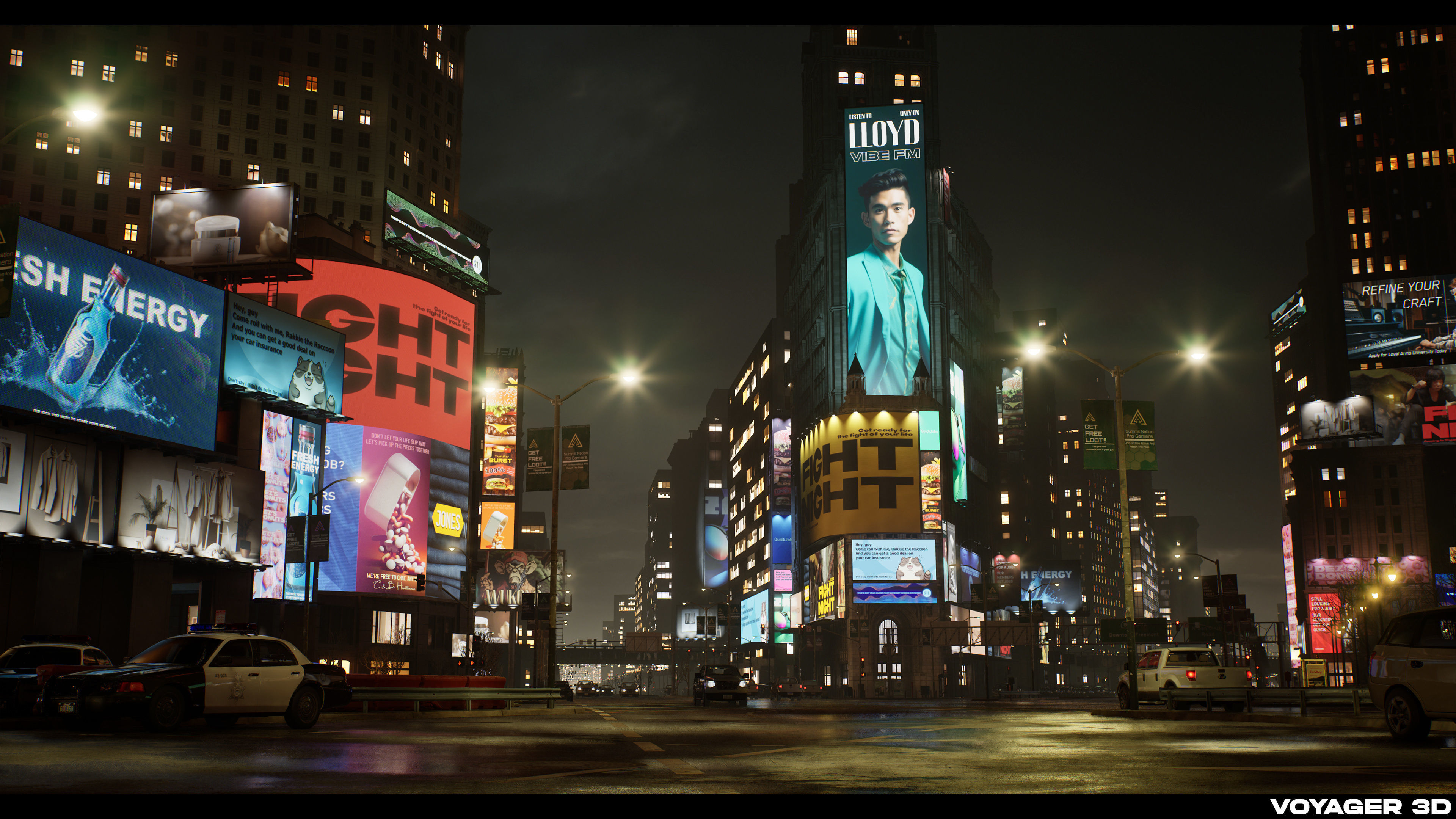 Billboards Pack Vol 01 Low-poly 3D model_2
