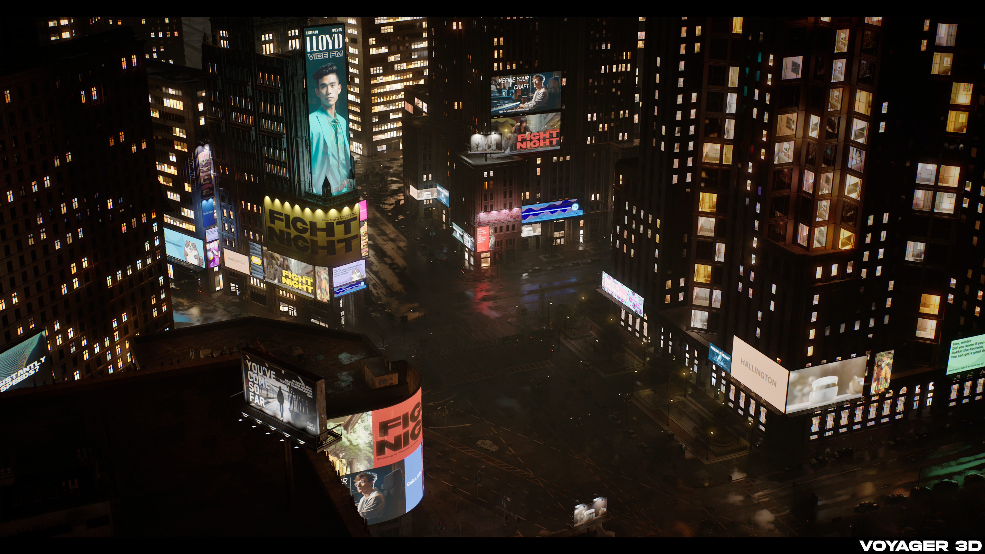 Billboards Pack Vol 01 Low-poly 3D model_4